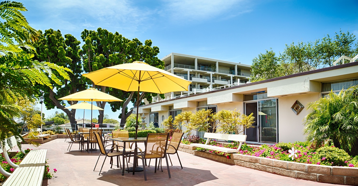 coastal view healthcare center patio